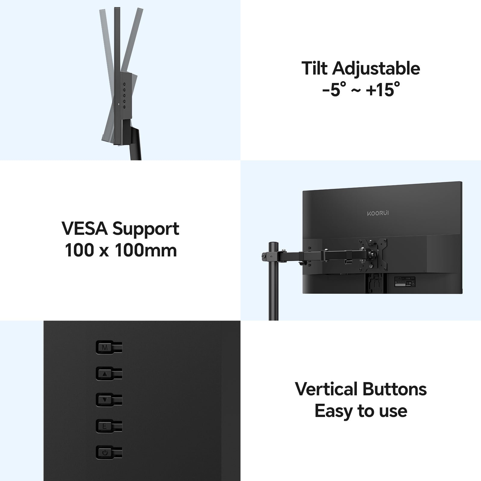 KOORUI E2411K 24-inch IPS FHD 144Hz Business Monitor