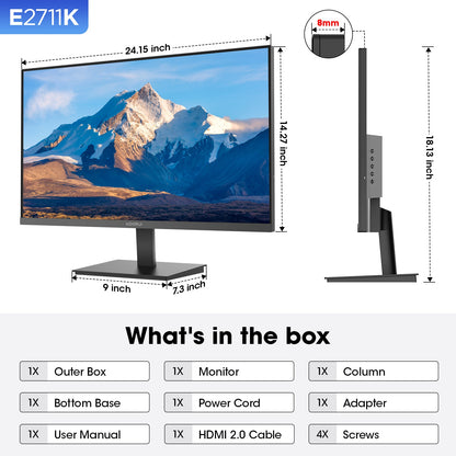KOORUI E2711K 27-inch IPS FHD 144Hz Business Monitor
