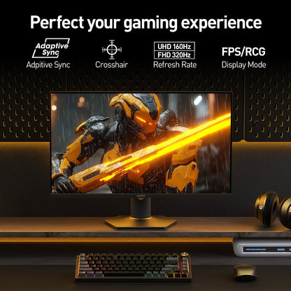 KOORUI S2741LM 27-inch Dual-Mode IPS/MINI LED UHD 160Hz/FHD 320Hz Gaming Monitor